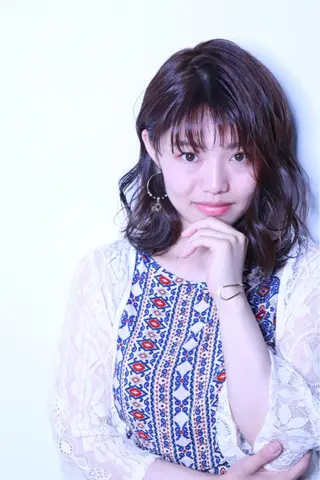 ミディアム カラー [店長]加地 峻のヘアスタイル