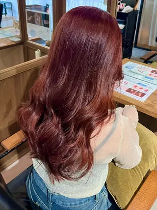 ロング FERIA池田 神原萌花のヘアスタイル