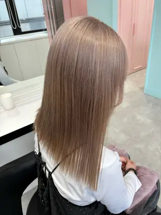 ロング カラー エフェクトブリーチ／ レイヤーカット／翔のヘアスタイル