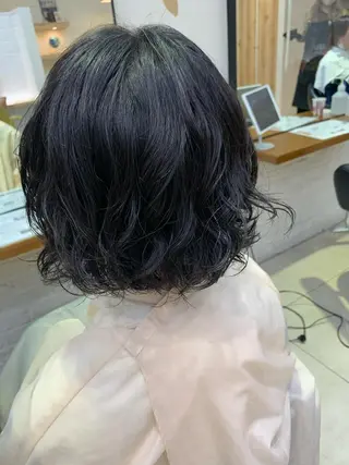ショート パーマ メンズパーマ 岩成健志郎のヘアスタイル