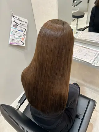 ロング カラー 柔らかい縮毛矯正/ ボブ/北林のヘアスタイル