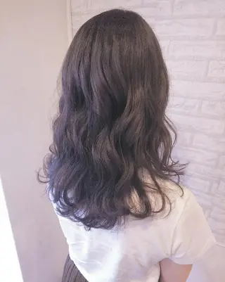 ロング カラー JIL BLAN 京都所属・RU RIのヘアスタイル
