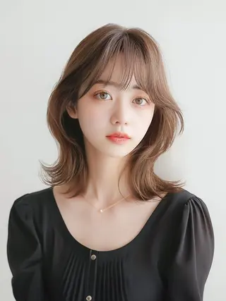 ミディアム カラー Graph. （グラフ）立川🪽✨のヘアスタイル