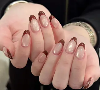 ネイル By moonネイル 🌷ワンホン/韓国風のネイルデザイン