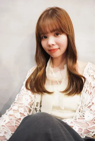 セミロング hale所属・@hale_ airiのヘアスタイル