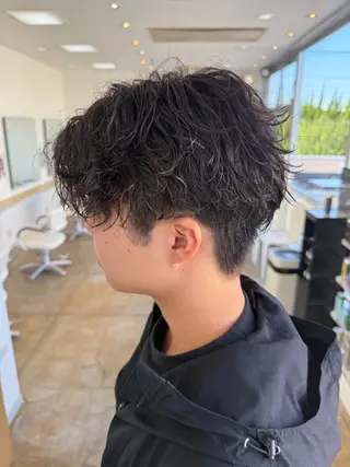 パーマ メンズ ATTRICE 昭和店所属・riho /ATTRICE昭和のヘアスタイル