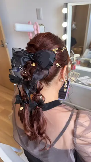 ロング ヘアアレンジ Beauty salon vivi所属・ヘアメイクサロン viviのヘアスタイル