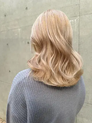 セミロング カラー 🦋レイヤーカット ミドリカワ🦋のヘアスタイル