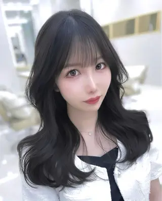 セミロング 似合わせ/レイヤー /顔まわり/池田歩樹のヘアスタイル