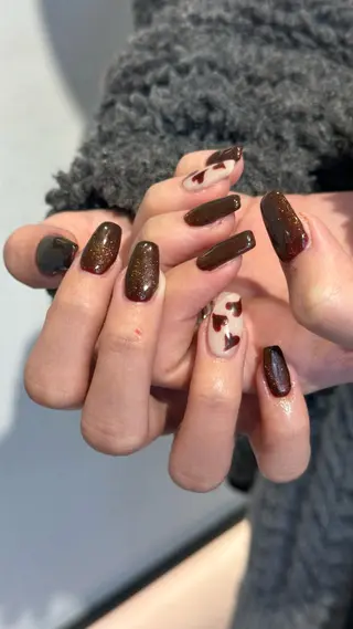 ネイル 🎀韓国レイヤー特化 🎀ベージュ/ミクのヘアスタイル