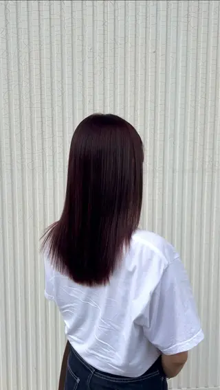 ロング カラー カリスガーデン所属・東山 紗月のヘアスタイル