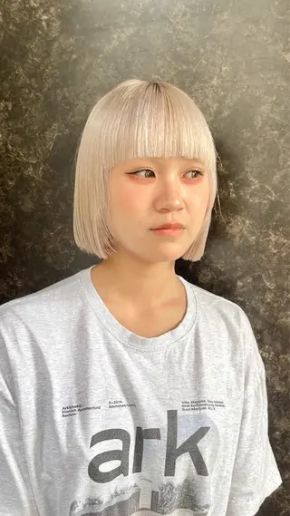 カラー 博多ブリーチ /Ririkaのヘアスタイル