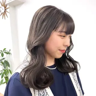 ミディアム カラー ヘアアレンジ HIROKO / 透明感暖色カラー🎀のヘアスタイル