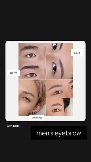 メンズ アイブロウ i plus mahoのマツエク・マツパデザイン