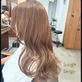 ロング カラー Eri 🌿透明感カラーのヘアスタイル