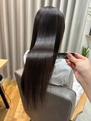 ロング カラー パーマ Atre.所属・🤍美髪縮毛/髪質 改善/池上夏凜🤍のヘアスタイル