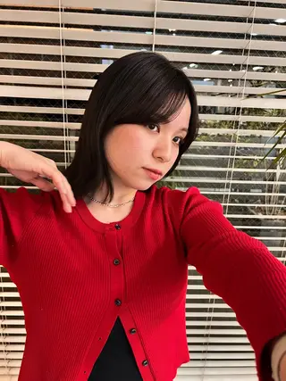 ミディアム 透明感カラー🍐 /掛川真那斗のヘアスタイル