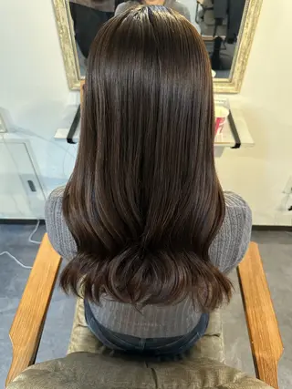 カラー Sherry/R 三川町　木村祐里奈のヘアスタイル