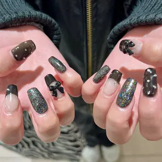 ネイル 個性派ニュアンス nuts nail所属・【池袋】nuts nail　なつみのネイルデザイン