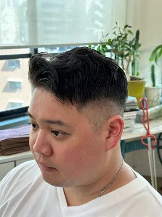 ショート メンズ スパイキー/ ピンパーマ/緑川雄也のヘアスタイル