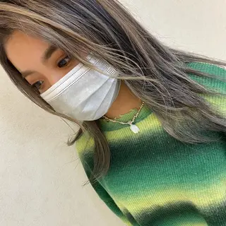 ロング カラー ムトウセイマ/艶髪 /艶ケアWブリーチのヘアスタイル