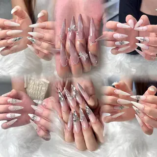 ネイル SENA/ロング/ ギャル/ワンホンのネイルデザイン