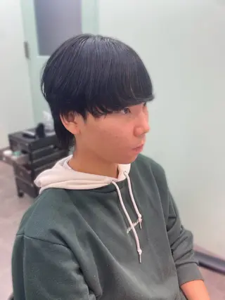 カラー メンズ 韓国レイヤーカット 🇰🇷✨朝生菜楓のヘアスタイル