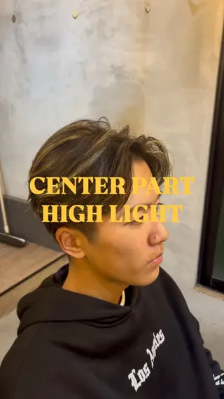 ミディアム カラー メンズ 海外風メンズ🇺🇸 💈N.Yuto💈のヘアスタイル