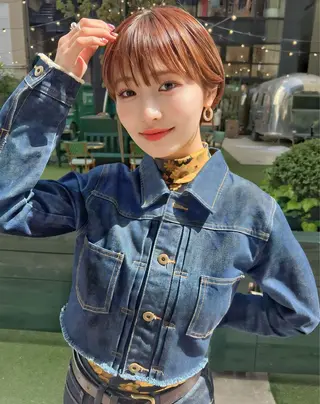 ショート カラー ショートヘア特化 似合せが得意🤩のヘアスタイル