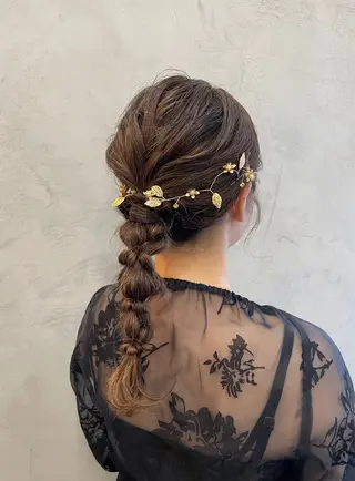 ヘアアレンジ 博多ブリーチ /Ririkaのヘアスタイル