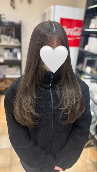 ロング 🇰🇷韓国風顔周り NANAMI🇰🇷のヘアスタイル