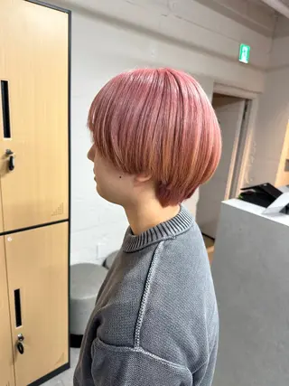 ショート ハイライト/ ブリーチ😈小倉😈のヘアスタイル