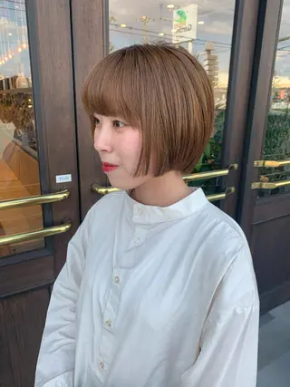 ショート カラー 吉原 由菜のヘアスタイル