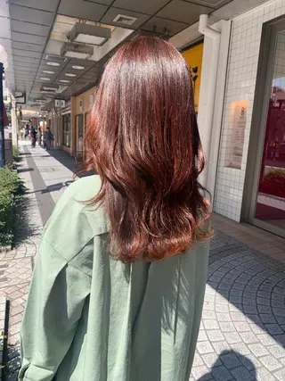 セミロング みなもと ちはるのヘアスタイル