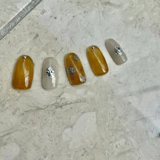 ネイル ⭐︎休業中の練習⭐︎ JNA認定講師髙橋のネイルデザイン