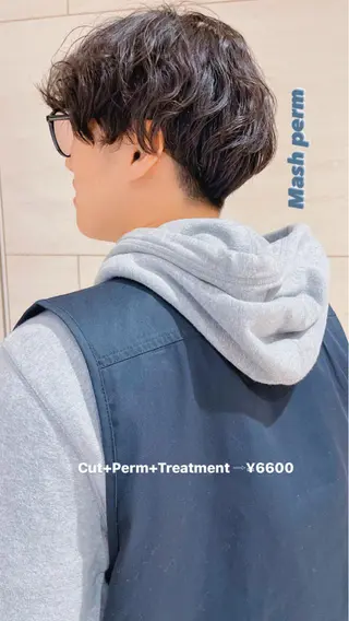 パーマ メンズ ヘアニュース所属・ヘアーニュース 🌿NAMII🌿のヘアスタイル
