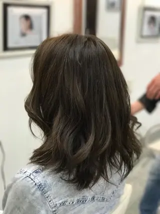 ミディアム カラー 山内 聡史のヘアスタイル