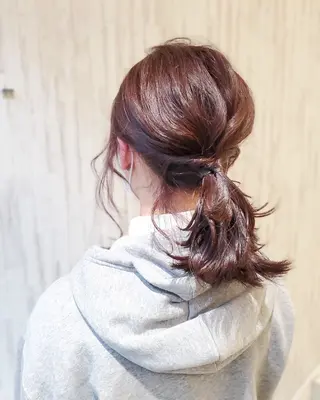 ヘアアレンジ カラー EARTH 池田　雄太のヘアスタイル