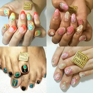 ネイル MALCAnail(マルカネイル)所属・荒木 莉奈のネイルデザイン