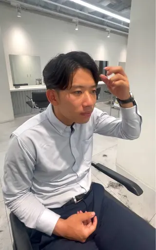 ショート メンズ メンズ特化/パーマ 短髪パーマ/来星のヘアスタイル