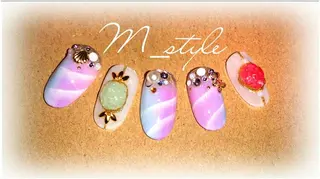 ネイル 下妻市ﾈｲﾙｻﾛﾝ M_styleのネイルデザイン