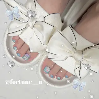 ネイル 1/21空✩.💜 Yuuna💜のネイルデザイン