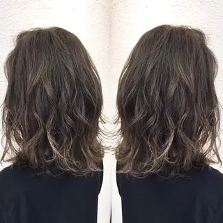 ミディアム カラー シールエクステ⭐️ オオミタクヤのヘアスタイル