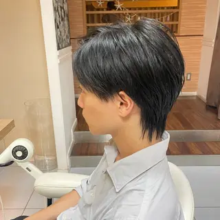 メンズ ダウンパーマ特化💎 ボブ・レイヤーりなのヘアスタイル