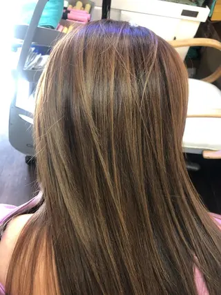 ロング カラー 桧山 真のヘアスタイル