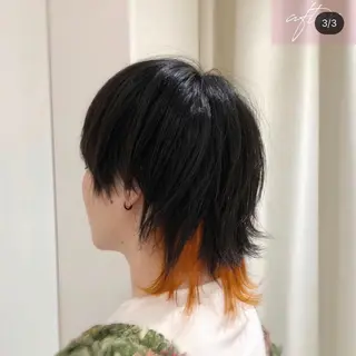カラー miku🖤名駅￤顔 周り￤推し活前ものヘアスタイル