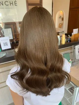ミディアム カラー 林 修平のヘアスタイル