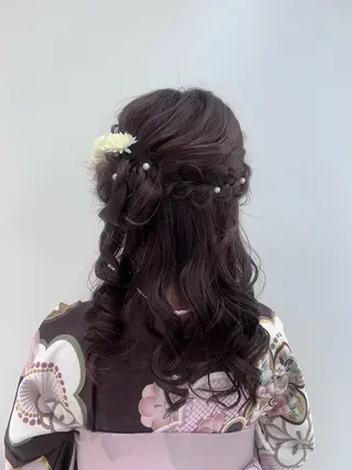 ロング ヘアアレンジ 🌈 YUUNA🌈のヘアスタイル