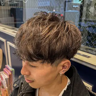 ショート カラー メンズ 吉田 新平のヘアスタイル