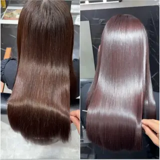 ロング JIN|乾かしただけ 美髪矯正本格髪質改善のヘアスタイル